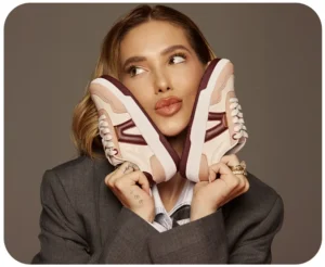 Tênis AC1119 Infantil Roxo Anacapri em Multimaterial Branco e Roxo