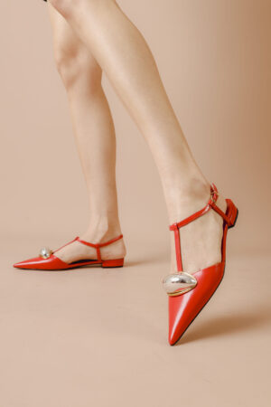 Slingback Becca Vermelho