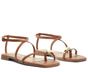 Sandália Anacapri Minimal Doots Marrom Macchiato