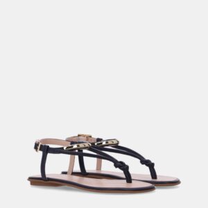 Sandália Rasteira Saara Netuno Luz da Lua