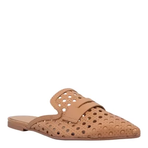 Mule Santa Lolla Couro Tressê Doce de Leite