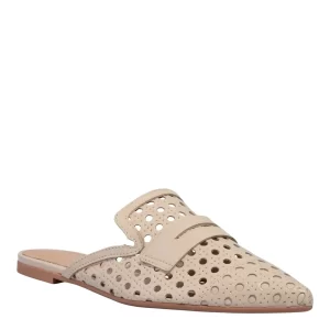 Mule Santa Lolla Couro Tressê Off White